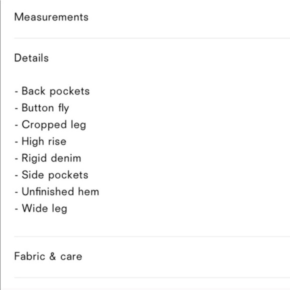 Reformation Fawcett jeans - NWT - Picture 8 of 8